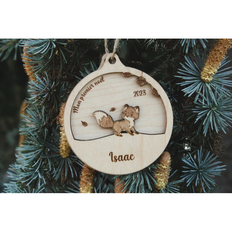Boule de noël Renard Boule de noël Renard