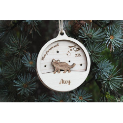 Boule de noël Chat
