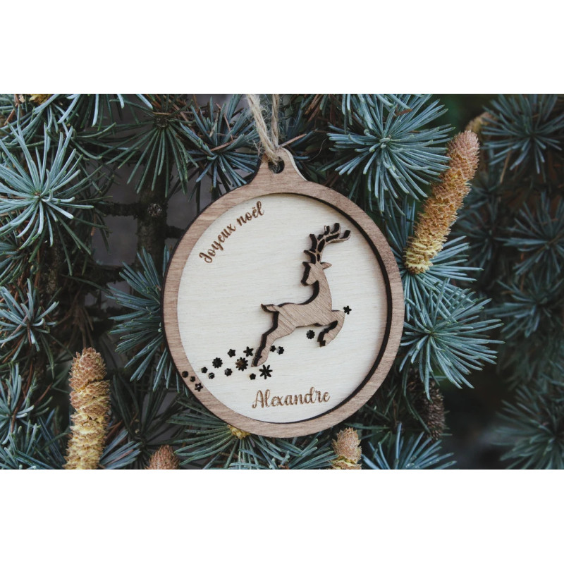 Boule de noël cerf Boule de noël cerf