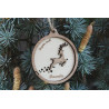 Boule de noël cerf