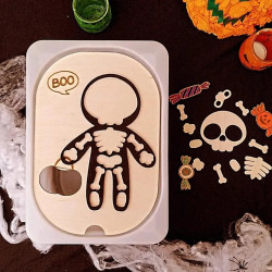 Insert Trofast squelette d'Halloween