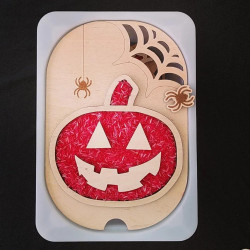 Insert Trofast Citrouille d'halloween