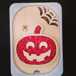 Insert Trofast Citrouille d'halloween