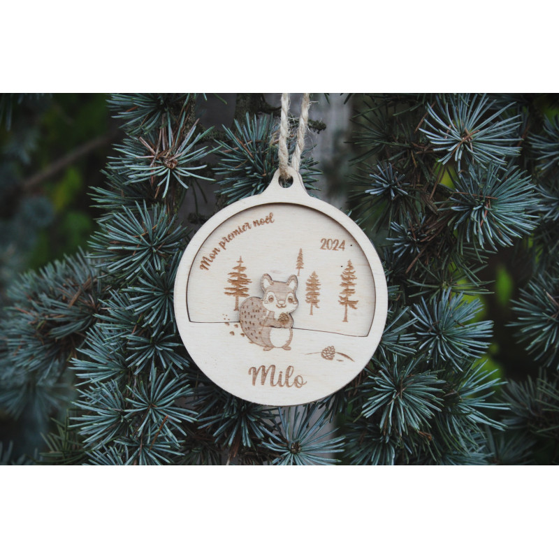 Boule de noël écureuil Boule de noël écureuil