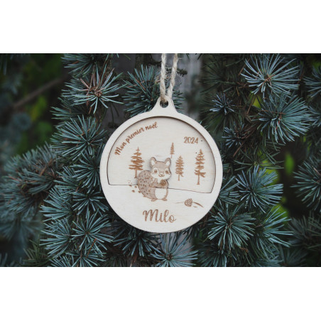 Boule de noël écureuil