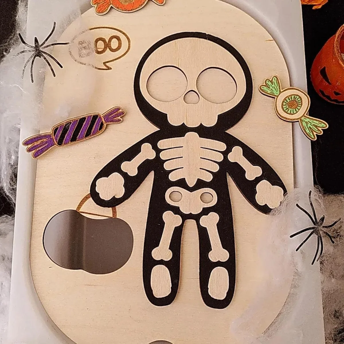 Aperçu 1 : Squelette Halloween Insert Trofast/Flisat