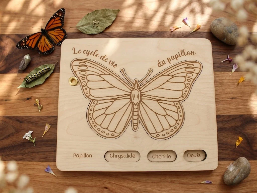 Aperçu 1 : Butterfly Life Cycle Puzzle