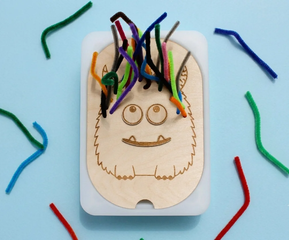 Aperçu 1 : Emotion Monster - Activity Insert for Trofast Bin | Flisat Table Lid